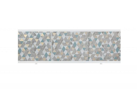 Экран под ванну SIRIUSLINE пластик. профиль мозайка золото 1.5м (Россия)