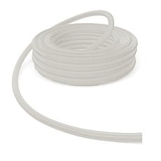 Шланг напорно-всасывающий д.25мм армированный ПВХ спиралью белый (25м) ТР-сантехника