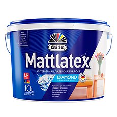 Краска в/д DUFA MATTLATEX RD100, латексная, интерьерная, подходит для обоев  2,5л.