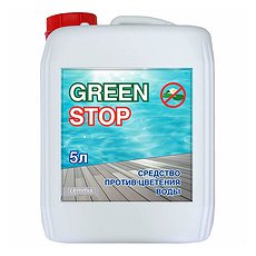 Средство против цветения воды для дезинфекции бассейнов CemMix Green Stop 5 л
