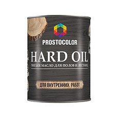 Масло для полов и лестниц HARD OIL ProstoColor (Серый шелк) 0,75л.