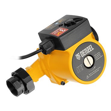 Циркуляционный насос CP32-6, напор 6 м, 70 л/мин, 1 м кабель, монт. длина 180 мм Denzel (Китай)