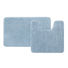 Набор ковриков для ванной (50*80+50*50) синий BASE BSET03Mi13 IDDIS