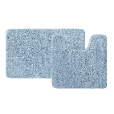 Набор ковриков для ванной (50*80+50*50) синий BASE BSET03Mi13 IDDIS