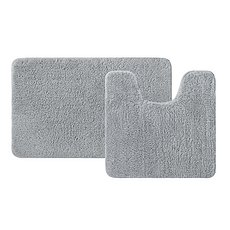 Набор ковриков для ванной (50*80+50*50) серый BASE BSET02Mi13 IDDIS