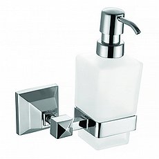 Дозатор жидкого мыла AZARIO ALTRE стеклянный, хром (AZ-96012)