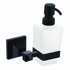 Дозатор жидкого мыла AZARIO ALTRE стеклянный, черный матовый (AZ-96012B)