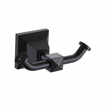 Крючок двойной AZARIO ALTRE черный матовый (AZ-96005AB)