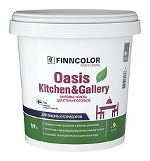 Краска OASIS KITCHEN GALLERY (базис A) 0,9л